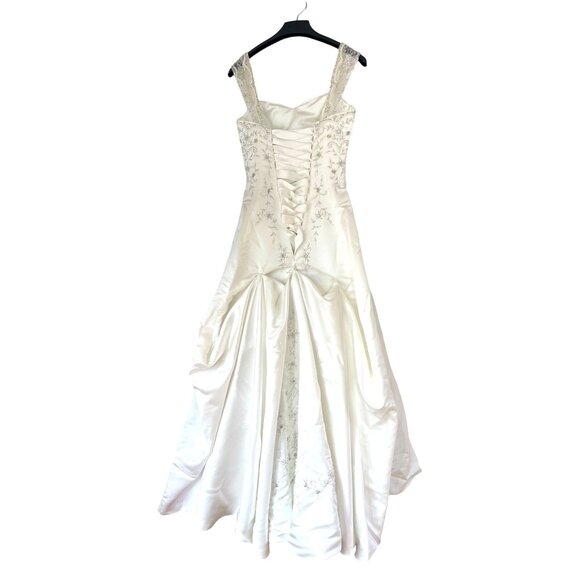 Maggie Sottero Couture Felicity A-Line Sweetheart Neckline Corset Lace-Up Size 6 - Picture 13 of 16